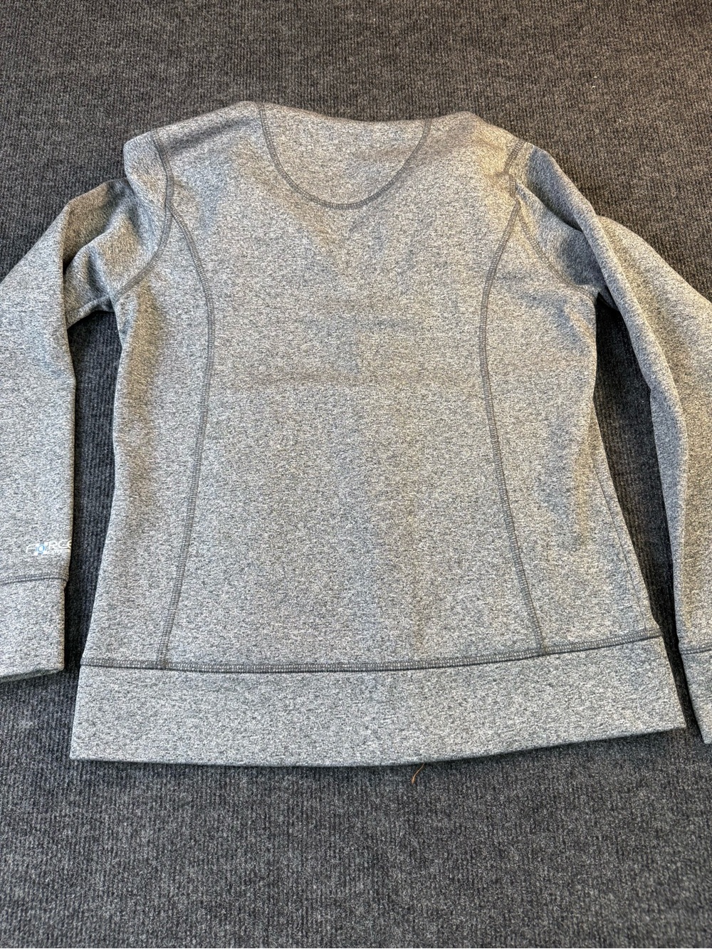 Carhartt Women’s Heather Gray Zip-Up Force Jacket Small - Picture 8 of 11